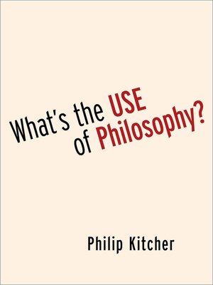 cover image of What's the Use of Philosophy?